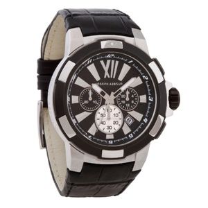 NEW Joseph Abboud Men's Sport Black Croc Watch